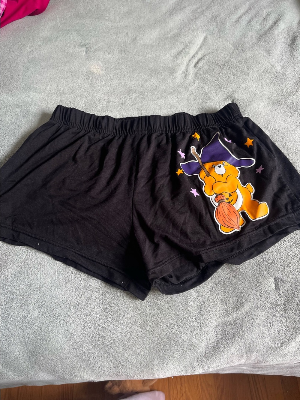 Care Bear Halloween Pajama Short Black Size Large